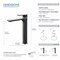 Kibi Tender-T Single Handle Bathroom Vessel Sink Faucet with Pop Up Drain C-KBF1020CB-KPW101CH - alternate 3
